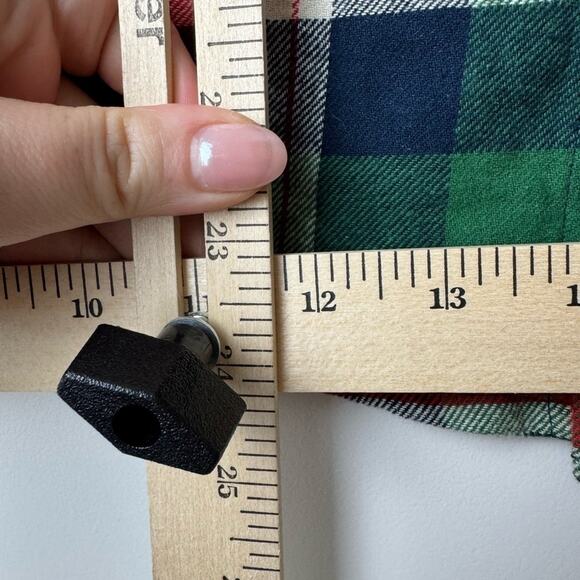 Legendary Whitetails Flannel Shirt Youth Large 14/16 Holiday Plaid Winter Fall - Picture 8 of 12